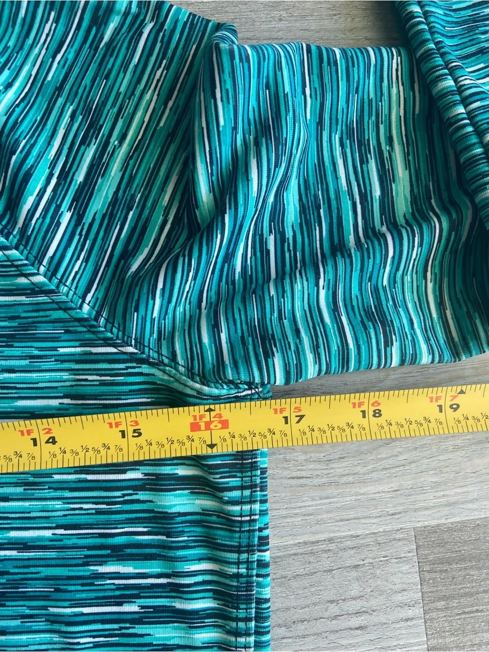 Justice Girls Teal Space-Dye Quarter-Zip Athletic Pullover Size 12